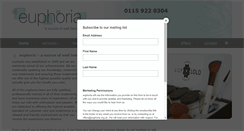 Desktop Screenshot of euphoria.org.uk